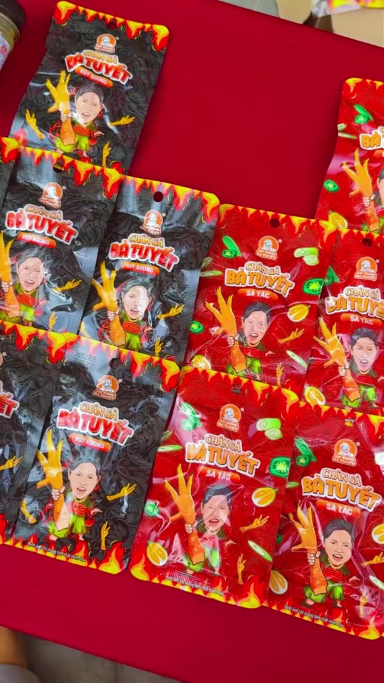 Combo Đỏ Đen Chân Gà Rút Xương