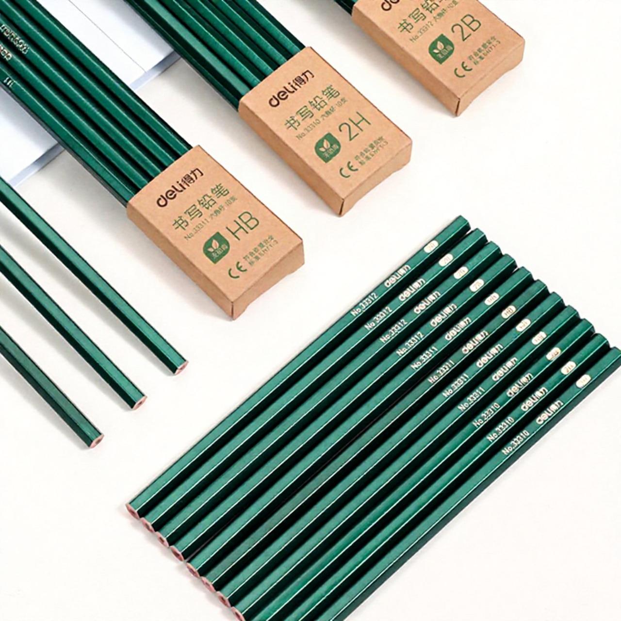 Bút chì gỗ lục giác Deli HB/2B