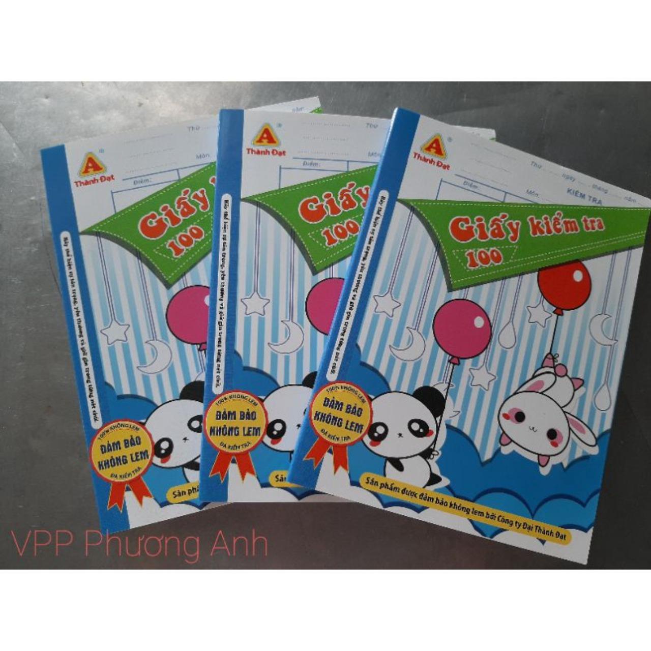 Tập giấy kiểm tra Thành Đạt