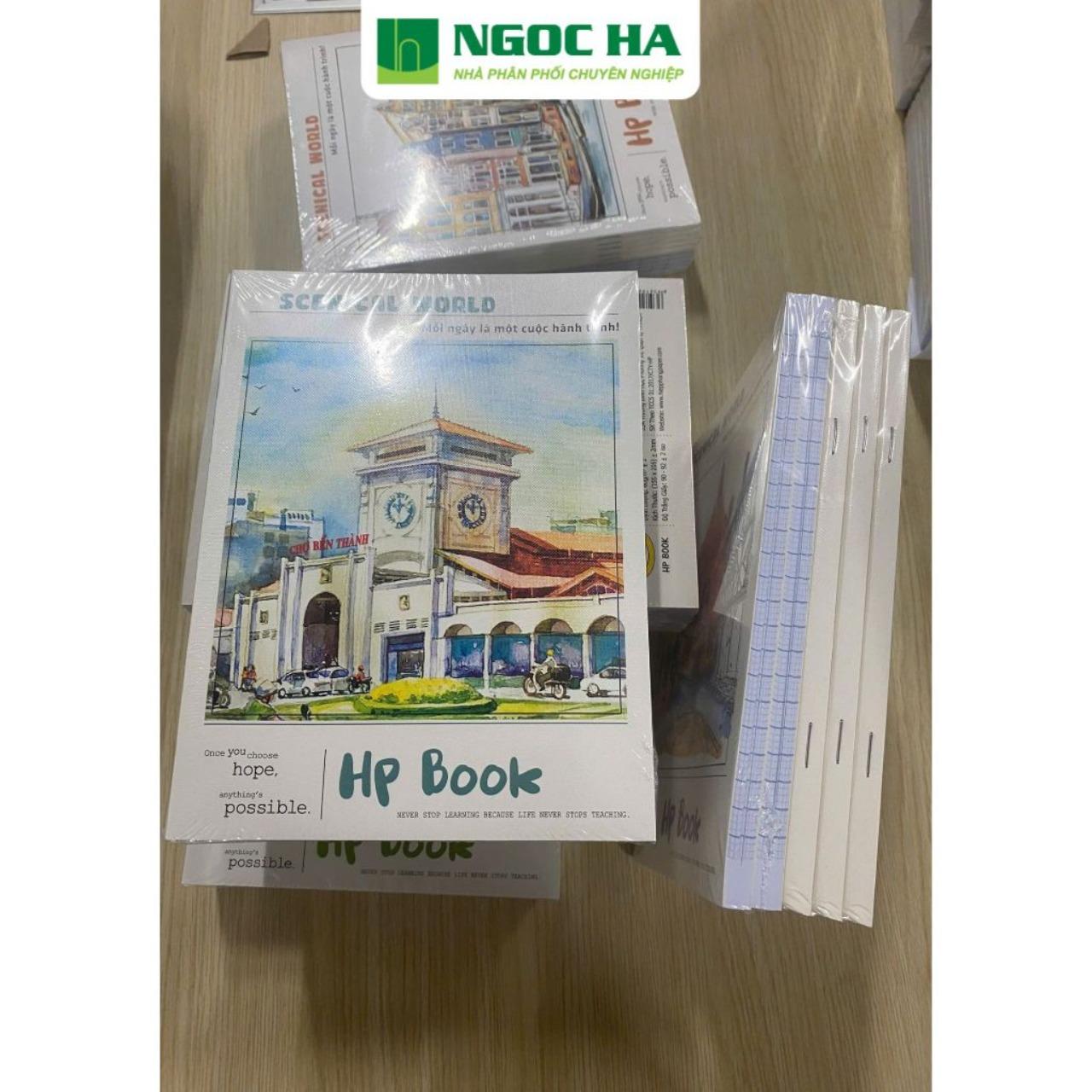 Vở 4 ô ly Phong cảnh